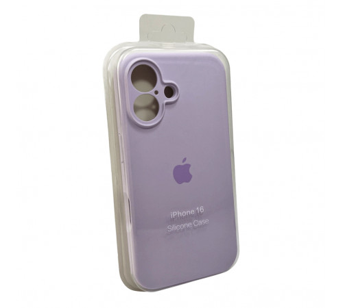 Чохол для смартфона Silicone Full Case AA Camera Protect for Apple iPhone 16 58,Lilac (FullAAi16-58)