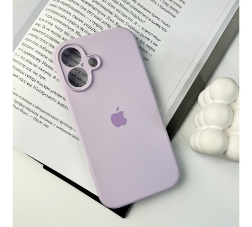 Чохол для смартфона Silicone Full Case AA Camera Protect for Apple iPhone 16 58,Lilac (FullAAi16-58)