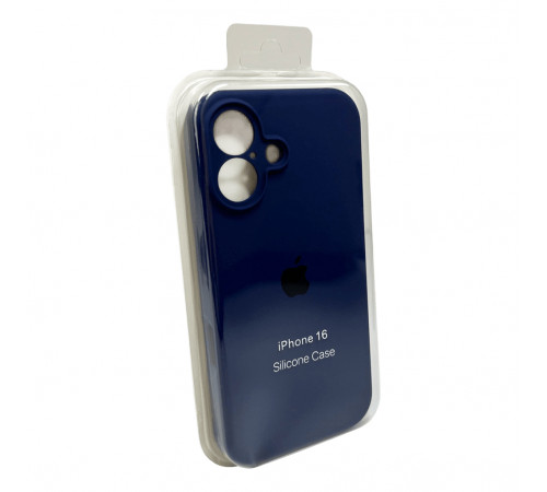 Чохол для смартфона Silicone Full Case AA Camera Protect for Apple iPhone 16 39,Navy Blue (FullAAi16-39)