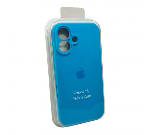 Чохол для смартфона Silicone Full Case AA Camera Protect for Apple iPhone 16 44,Light Blue (FullAAi16-44)