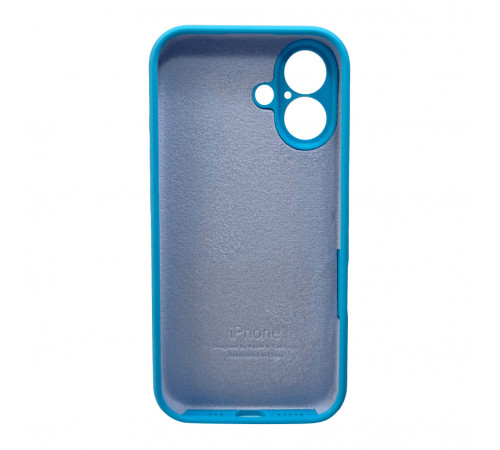 Чохол для смартфона Silicone Full Case AA Camera Protect for Apple iPhone 16 44,Light Blue (FullAAi16-44)