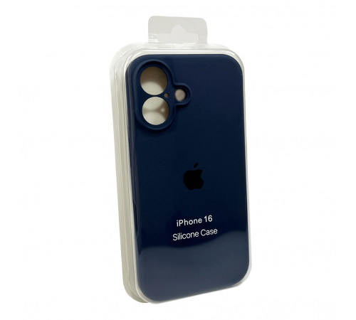 Чохол для смартфона Silicone Full Case AA Camera Protect for Apple iPhone 16 7,Dark Blue (FullAAi16-7)
