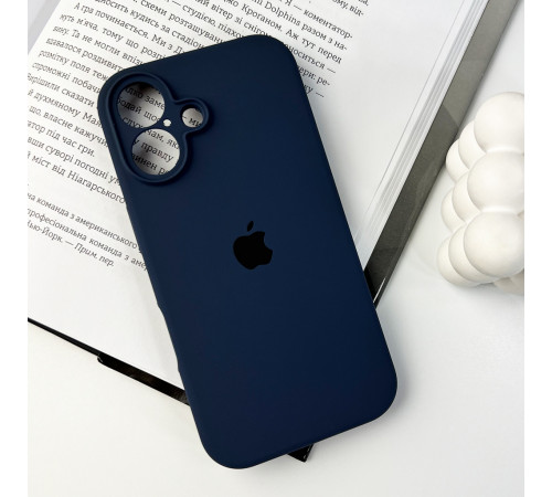 Чохол для смартфона Silicone Full Case AA Camera Protect for Apple iPhone 16 7,Dark Blue (FullAAi16-7)