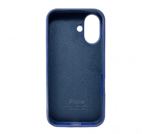 Чохол для смартфона Silicone Full Case AA Open Cam for Apple iPhone 16 39,Navy Blue (FullOpeAAi16-39)