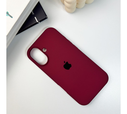 Чохол для смартфона Silicone Full Case AA Open Cam for Apple iPhone 16 47,Plum (FullOpeAAi16-47)