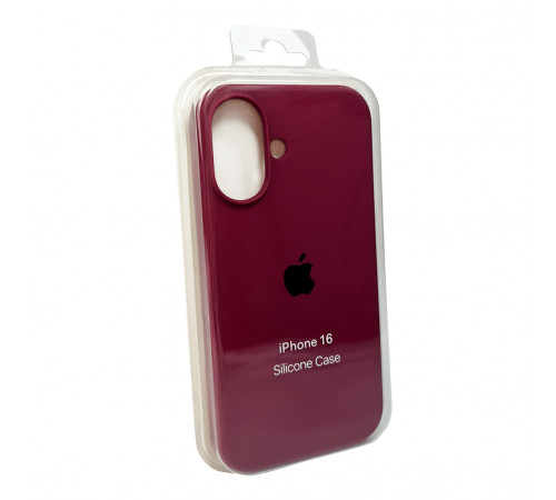 Чохол для смартфона Silicone Full Case AA Open Cam for Apple iPhone 16 47,Plum (FullOpeAAi16-47)