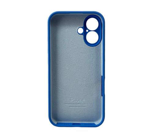 Чохол для смартфона Silicone Full Case AA Camera Protect for Apple iPhone 16 3,Royal Blue (FullAAi16-3)