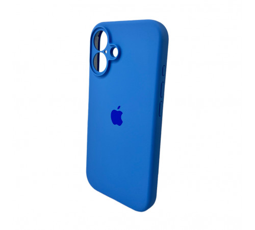 Чохол для смартфона Silicone Full Case AA Camera Protect for Apple iPhone 16 3,Royal Blue (FullAAi16-3)