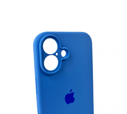 Чохол для смартфона Silicone Full Case AA Camera Protect for Apple iPhone 16 3,Royal Blue (FullAAi16-3)