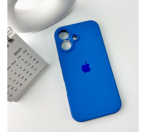 Чохол для смартфона Silicone Full Case AA Camera Protect for Apple iPhone 16 3,Royal Blue (FullAAi16-3)
