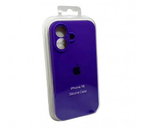 Чохол для смартфона Silicone Full Case AA Camera Protect for Apple iPhone 16 54,Amethist (FullAAi16-54)