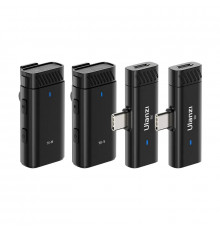 Беспроводная микрофонная система Ulanzi Vijim HM2301 Dual Channel Wireless Lavalier Microphone(Type-C) (A005 HM2301) (A005)