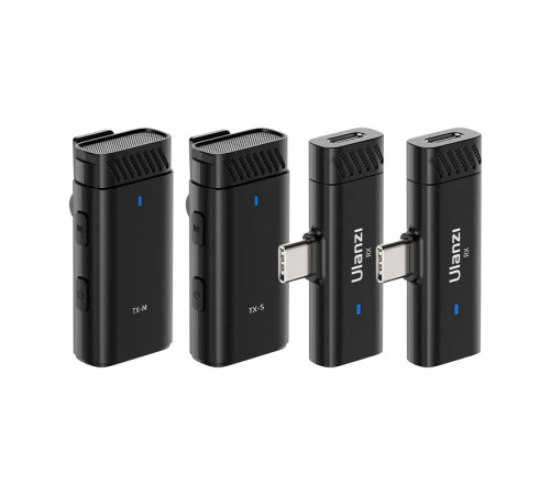 Бездротова мікрофонна система Ulanzi Vijim HM2301 Dual Channel Wireless Lavalier Microphone( Type-C) (A005 HM2301 ) (A005)