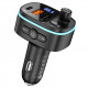 АЗП з FM-модулятором HOCO E62 Fast PD20W+QC3.0 car BT FM transmitter Black (6931474756299)