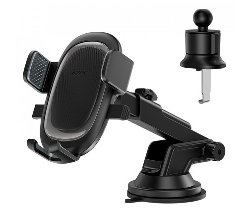 Автотримач для телефона Baseus UltraControl Pro Series Clamp-Type Car Holder Set Cluster Black (C40351600113-00)