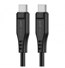 Кабель ACEFAST C3-03 Type-C to Type-C 3A, 60W, 1.2m, TPE, TPE connectors, Black (6974316280842)