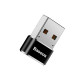Адаптер Baseus USB Male To Type-C Female Adapter Converter Black (CAAOTG-01)