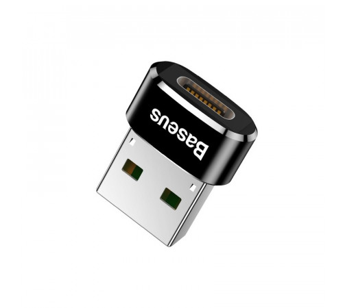 Адаптер Baseus USB Male To Type-C Female Adapter Converter Black (CAAOTG-01)