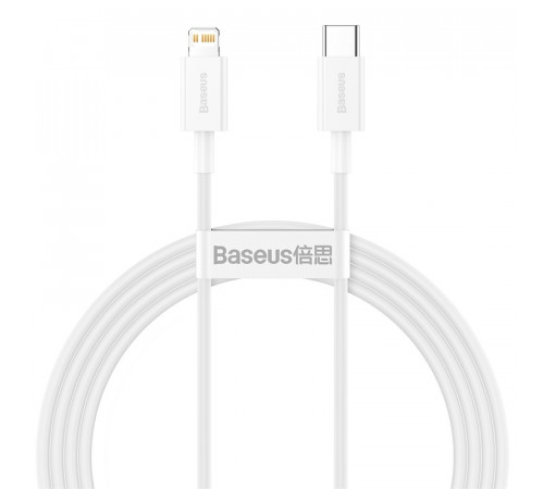 Кабель Baseus Superior Series Fast Charging Data Cable Type-C to iP PD 20W 1.5m White (CATLYS-B02)