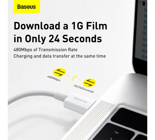 Кабель Baseus Superior Series Fast Charging Data Cable Type-C to iP PD 20W 1.5m White (CATLYS-B02)