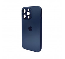 Чохол для смартфона AG Glass Matt Frame Color Logo for Apple iPhone 15 Pro Max Navy Blue (AGMattFrameiP15PMBlue)
