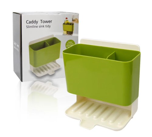 Органайзер для кухонных принадлежностей на раковину со сливом воды Caddy Tower   7021 (45)