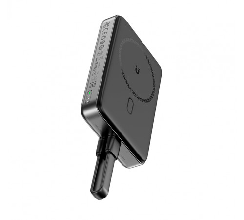 Зовнішній акумулятор ACEFAST M10-10000 PD30W magnetic wireless charging power bank with cable Black (6974316283300)