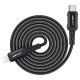 Кабель ACEFAST C4-01 Type-C to iP 3A, 30W, 1.8m, nylon, zinc connectors, Black (6974316281306)