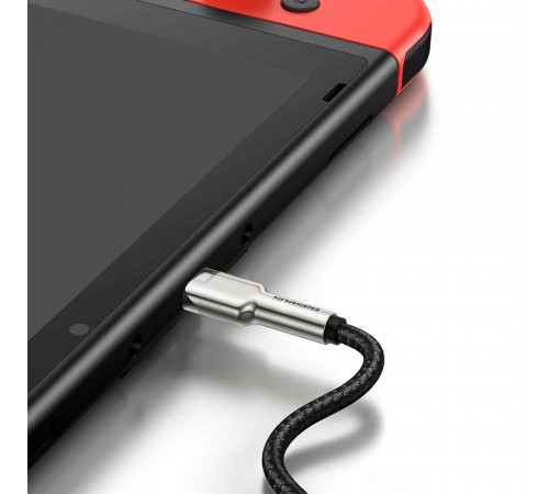 Кабель Baseus Cafule Series Metal Data Cable Type-C to Type-C 100W 1m Black (CATJK-C01)