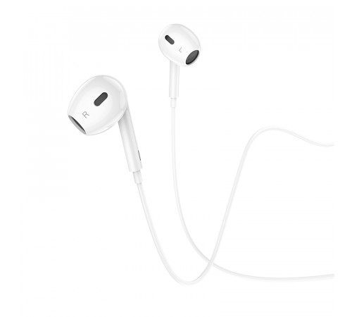 Навушники дротові HOCO M1 Max (Lightning) White (6931474754684)