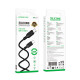 Кабель BOROFONE BX113 Lenny 60W silicone charging data cable C to C(L=1M) Black (6941991115455)