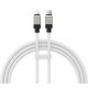 Кабель Baseus CoolPlay Series Fast Charging Cable Type-C to iP 20W 1m White (CAKW000002)