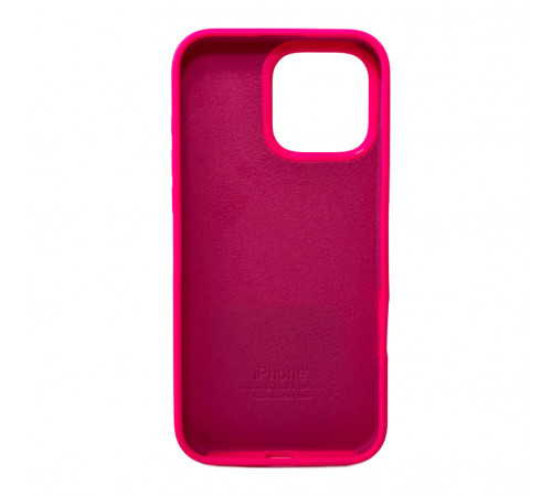 Чохол для смартфона Silicone Full Case AA Open Cam for Apple iPhone 16 Pro 23,Shiny Pink (FullOpenAAi16P-23)