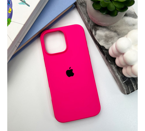 Чохол для смартфона Silicone Full Case AA Open Cam for Apple iPhone 16 Pro 23,Shiny Pink (FullOpenAAi16P-23)