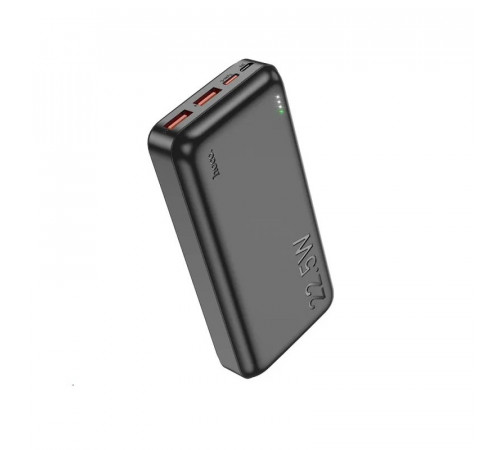 Зовнішній акумулятор HOCO J101A Astute 22.5W fully compatible power bank 20000mAh Black (6931474782496)