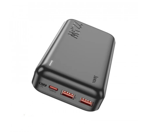 Зовнішній акумулятор HOCO J101A Astute 22.5W fully compatible power bank 20000mAh Black (6931474782496)