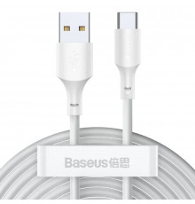 Кабель Baseus Simple Wisdom Data Cable Kit USB to Type-C 5A (2PCS/Set）1.5m White (TZCATZJ-02)