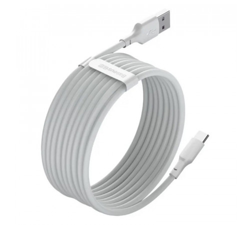 Кабель Baseus Simple Wisdom Data Cable Kit USB to Type-C 5A (2PCS/Set）1.5m White (TZCATZJ-02)