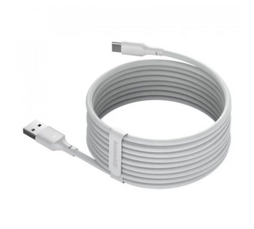 Кабель Baseus Simple Wisdom Data Cable Kit USB to Type-C 5A (2PCS/Set）1.5m White (TZCATZJ-02)
