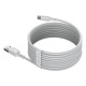 Кабель Baseus Simple Wisdom Data Cable Kit USB to Type-C 5A (2PCS/Set）1.5m White (TZCATZJ-02)