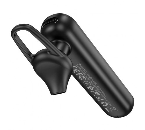 Bluetooth гарнітура HOCO E63 Diamond business BT headset Black (6931474758873)