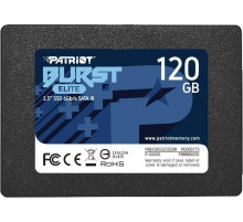 Накопичувач SSD Patriot Burst Elite 120GB 2.5" 7mm SATAIII TLC 3D (PBE120GS25SSDR)