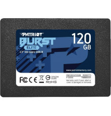 Накопичувач SSD Patriot Burst Elite 120GB 2.5" 7mm SATAIII TLC 3D (PBE120GS25SSDR)