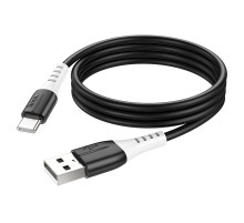 Кабель HOCO X82 USB для Type-C 3A, 1m, silicone, silicone connectors, Black (6931474768575)