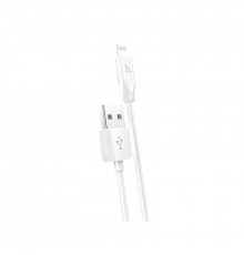 Кабель HOCO X1 USB to iP 2.4A, 1m, PVC, PVC connectors, White (6957531032007)