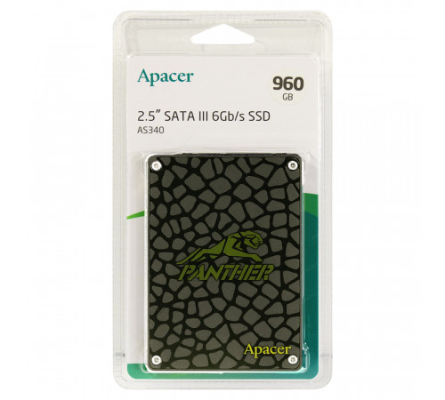 Накопичувач SSD Apacer AS340 960GB 2.5" 7mm SATAIII Standard (AP960GAS340G-1)