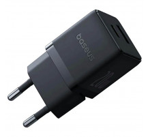 Мережевий зарядний пристрій Baseus Palm Fast Charger C+U 20W EU Cluster Black (P10111608113-00)