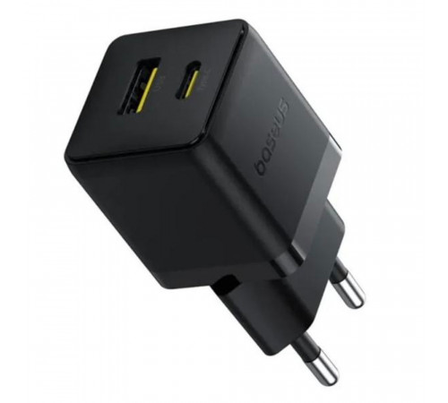 Мережевий зарядний пристрій Baseus Palm Fast Charger C+U 20W EU Cluster Black (P10111608113-00)