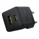 Мережевий зарядний пристрій Baseus Palm Fast Charger C+U 20W EU Cluster Black (P10111608113-00)