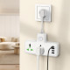 Мережевий подовжувач HOCO  AC11A Voyage 2-position expansion socket(1C3A) (8.5 cm) White (6942007607063)